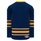 Athletic Knit (AK) H550CKY-BUF810CK Youth Pro Series - Knitted 2009 Buffalo Sabres Third Navy Hockey Jersey