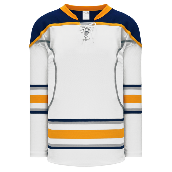 Athletic Knit (AK) H550CKA-BUF610CK Adult Pro Series - Knitted Buffalo Sabres Black Hockey Jersey XXX-Large