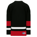 Athletic Knit (AK) H550CKA-CAN742CK Adult Pro Series - Knitted Team Canada Black Hockey Jersey