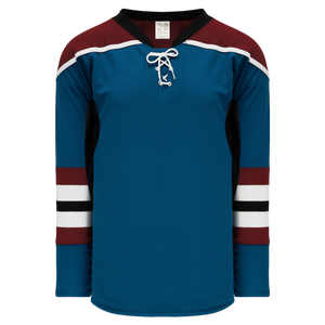 Athletic Knit (AK) H550CKA-COL645CK Adult Pro Series - Knitted Colorado Avalanche Third Capital Blue Hockey Jersey