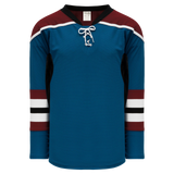 Athletic Knit (AK) H550CKY-COL645CK Youth Pro Series - Knitted Colorado Avalanche Third Capital Blue Hockey Jersey
