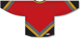 Athletic Knit (AK) H550CY-LAV763C Youth 2021 Las Vegas Golden Knights Reverse Retro Red Hockey Jersey