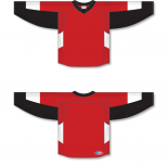Athletic Knit (AK) H550CA-OTT392C Adult 2017 Ottawa Senators Red Hockey Jersey