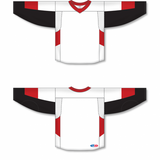 Athletic Knit (AK) H550CA-OTT393C Adult 2017 Ottawa Senators White Hockey Jersey
