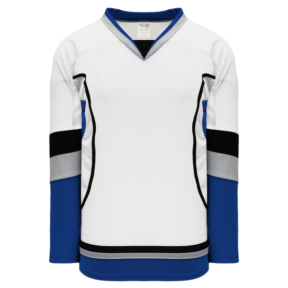 Athletic Knit (AK) H550CKA-TAM842CK Adult Pro Series - Knitted 2009 Tampa Bay Lightning Third White Hockey Jersey
