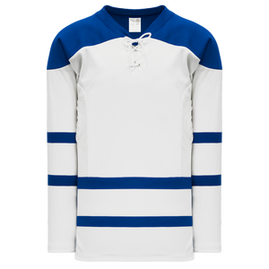 Athletic Knit (AK) H550CKY-TOR508CK Youth Pro Series - Knitted 2002 Toronto Maple Leafs Third White Hockey Jersey