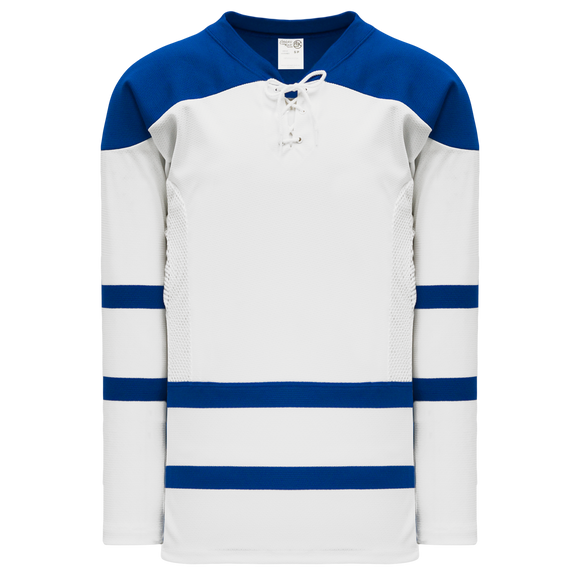 Athletic Knit (AK) H550CKY-TOR508CK Youth Pro Series - Knitted 2002 Toronto Maple Leafs Third White Hockey Jersey