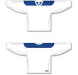Athletic Knit (AK) H6100 White/Royal Blue League Hockey Jersey - PSH Sports