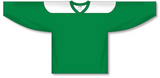 Athletic Knit (AK) H6100 Kelly Green/White League Hockey Jersey - PSH Sports