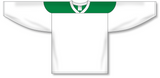 Athletic Knit (AK) H6100 White/Kelly Green League Hockey Jersey - PSH Sports