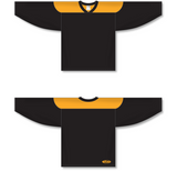 Athletic Knit (AK) H6100 Black/Gold League Hockey Jersey - PSH Sports