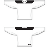 Athletic Knit (AK) H6100 White/Black League Hockey Jersey - PSH Sports