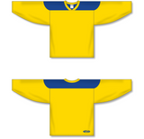 Athletic Knit (AK) H6100 Maize/Royal Blue League Hockey Jersey - PSH Sports