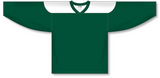 Athletic Knit (AK) H6100 Dark Green/White League Hockey Jersey - PSH Sports