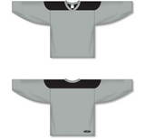 Athletic Knit (AK) H6100 Grey/Black League Hockey Jersey - PSH Sports