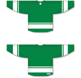 Athletic Knit (AK) H6400 Kelly Green/White League Hockey Jersey - PSH Sports