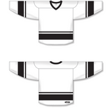 Athletic Knit (AK) H6400 White/Black League Hockey Jersey - PSH Sports