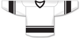 Athletic Knit (AK) H6400 White/Black League Hockey Jersey - PSH Sports