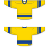 Athletic Knit (AK) H6400 Maize/Royal Blue League Hockey Jersey - PSH Sports