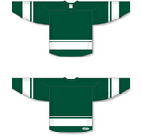 Athletic Knit (AK) H6400 Dark Green/White League Hockey Jersey - PSH Sports