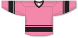 Athletic Knit (AK) H6400 Pink/Black League Hockey Jersey - PSH Sports