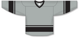 Athletic Knit (AK) H6400 Grey/Black League Hockey Jersey - PSH Sports