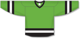 Athletic Knit (AK) H6500 Lime Green/Black/White League Hockey Jersey - PSH Sports