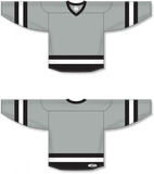Athletic Knit (AK) H6500 Grey/Black/White League Hockey Jersey - PSH Sports