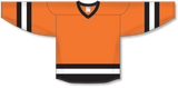 Athletic Knit (AK) H6500 Orange/Black/White League Hockey Jersey - PSH Sports
