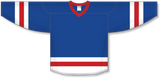 Athletic Knit (AK) H6500 Royal Blue/White/Red League Hockey Jersey - PSH Sports