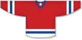 Athletic Knit (AK) H6500 Red/White/Royal Blue League Hockey Jersey - PSH Sports
