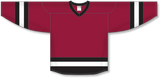 Athletic Knit (AK) H6500 AV Red/Black/White League Hockey Jersey - PSH Sports
