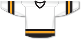 Athletic Knit (AK) H6500 White/Black/Gold League Hockey Jersey - PSH Sports