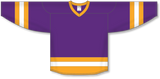 Athletic Knit (AK) H6500 Purple/Gold/White League Hockey Jersey - PSH Sports