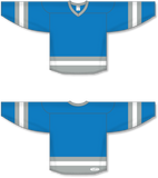 Athletic Knit (AK) H6500 Pro Blue/Grey/White League Hockey Jersey - PSH Sports