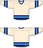 Athletic Knit (AK) H6500 Sand/Navy/Sky Blue League Hockey Jersey - PSH Sports