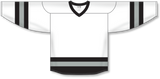 Athletic Knit (AK) H6500 White/Black/Grey League Hockey Jersey - PSH Sports