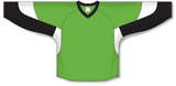 Athletic Knit (AK) H6600 Lime Green/Black/White League Hockey Jersey - PSH Sports