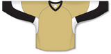 Athletic Knit (AK) H6600 Vegas Gold/Black/White League Hockey Jersey - PSH Sports