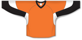 Athletic Knit (AK) H6600 Orange/Black/White League Hockey Jersey - PSH Sports