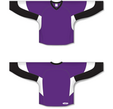 Athletic Knit (AK) H6600 Purple/Black/White League Hockey Jersey - PSH Sports