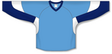 Athletic Knit (AK) H6600 Sky Blue/Navy/White League Hockey Jersey - PSH Sports