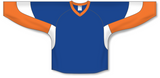 Athletic Knit (AK) H6600 Royal Blue/Orange/White League Hockey Jersey - PSH Sports