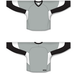 Athletic Knit (AK) H6600 Grey/Black/White League Hockey Jersey - PSH Sports