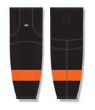 Athletic Knit (AK) HS2100-420 2017 Philadelphia Flyers Stadium Series Black Mesh Ice Hockey Socks