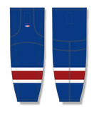 Athletic Knit (AK) HS2100-606 2021 Montreal Canadiens Reverse Retro Royal Blue Mesh Ice Hockey Socks