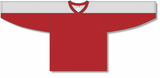 Athletic Knit (AK) LB153Y-208 Youth Red/White Box Lacrosse Jersey