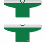 Athletic Knit (AK) LB153A-210 Adult Kelly Green/White Box Lacrosse Jersey