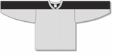 Athletic Knit (AK) LB153A-222 Adult White/Black Box Lacrosse Jersey