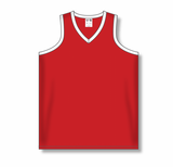 Athletic Knit (AK) LF583L-208 Ladies Red Field Lacrosse Jersey